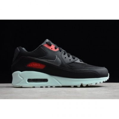 Nike Erkek Air Max 90 Premium Siyah / Gri / Turkuaz Koşu Ayakkabısı Türkiye - MO8FXKVT